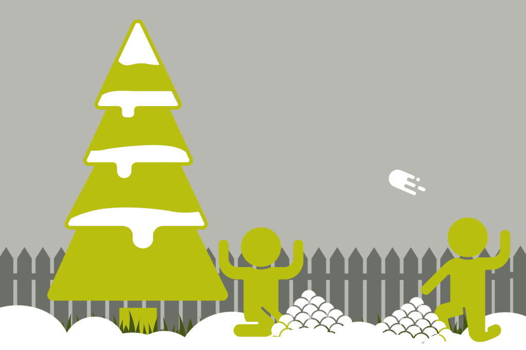 Christmas Snowball Fight