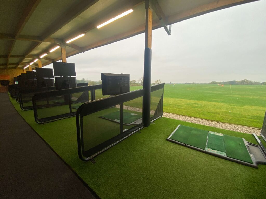 Photo of the driving range. 